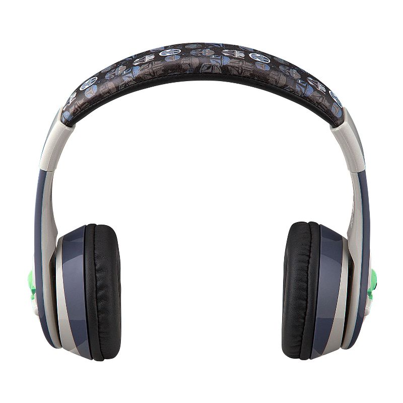 eKids Mandalorian Bluetooth Headphones for Kids, Over Ear Headphones with Microphone - Gray (MD-B52.EXV1OL), 3 of 5