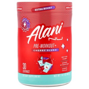 Alani Nu Pre-Workout+, Cherry Slush, 14.1 oz (401 g) - 1 of 4