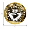 Slickblue Celtic Metal Wall Art – 12" Round Hanging Decor in 8 Irish Designs & 4 Finish Options for Home - 3 of 4