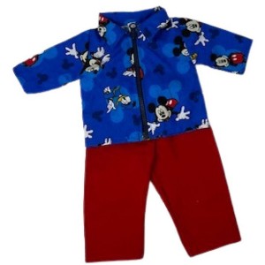 Doll Clothes Superstore Handmade Mouse Print Jacket And Pants Fits Our Generation American Girl And My Life Dolls - 1 of 4