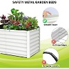 Raised Garden Bed, Metal Raised Garden Beds Outdoor, Rectangular Planter Box for Planting Plants, Vegetables and Flower - 4 of 4
