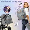 RUVALINO Large Diaper Bag Backpack, Waterproof Baby Travel Pack with Changing Pad & Stroller Straps - 2 of 4