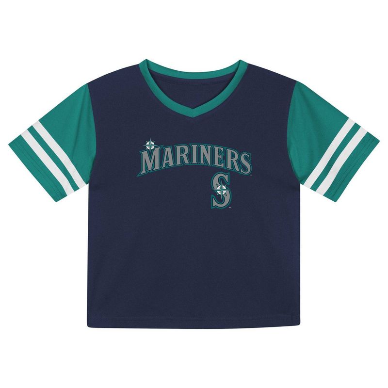 MLB Seattle Mariners Toddler Boys&#39; Pullover Team Jersey, 2 of 4