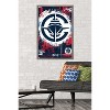 Trends International NBA Los Angeles Clippers - Maximalist Logo 24 Framed Wall Poster Prints - 2 of 4