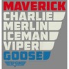 Boy's Top Gun Character Name Stack Performance Tee - 2 of 4