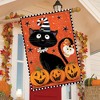 Briarwood Lane House Flag 40x28 For Outdoor Black Kitty Halloween For Halloween House Flag - 4 of 4
