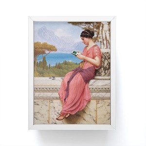 Jonas Loose The Game Of Love Framed Mini Art Print 4" (H) x 3" (W) x 1" (D) - Society6 - 1 of 3