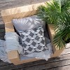 18"x18" Trellis Indoor/Outdoor Square Throw Pillow - freshmint - 4 of 4
