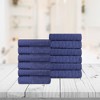 Premium Cotton Herringbone Medium Weight Bathroom Towel Set by Blue Nile Mills - 2 of 4