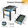 Infans 37 Inches Foosball Table with Removable Legs, 2 Balls and 2 Manual Scorers - 2 of 4