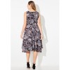 Catherines Women's Plus Size Georgette Flyaway Midi Dress - 3 of 4