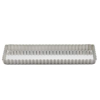 Gobel Rectangular 13.75 x 4.2 Inch Quiche Pan with Removable Bottom