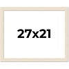 PosterPalooza | 27x21 Wide Barnwood Picture Frame, UV Acrylic, 6 Finishes - Grey, Brown, White, and Black - 2 of 4