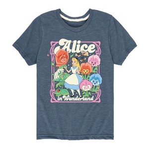 Boys' - Disney - Alice In Wonderland Short Sleeve Graphic T-Shirt - 1 of 4