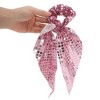 Unique Bargains Cute Rose Pearl Scrunchie Hair Elastic Band 1 Pc - 4 of 4