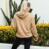 Anna-Kaci Women's Half Zip Pullover Hoodie with Side Slit for Everyday Looks - 4 of 4