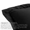 2 Pack Brushed Microfiber Super Soft Euro Pillow Shams, 26x26 Inches - NTBAY - 3 of 4