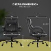 FDW Big and Tall Office Chair for Maximum Comfort 400lbs Wide Seat Ergonomic Computer Chair Heavy Duty Construction, Black - image 2 of 4