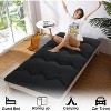 Twin/ Full/ Queen Size Foldable Japanese Style Floor Mattress Roll Up, Tatami Mat, Camping Mattress Pad - 2 of 4