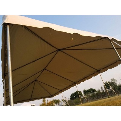 Red and White Galvanized Steel 20' x 40' Party Tent