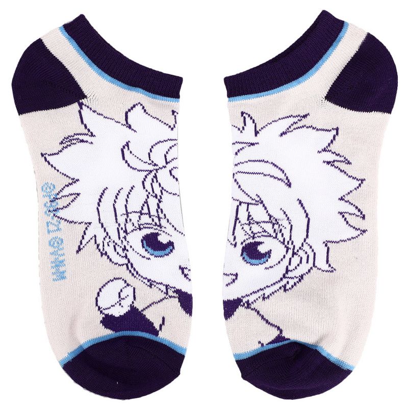 Hunter x Hunter Chibi Characters Casual Ankle Socks Set for Men 5-Pack, 2 of 7