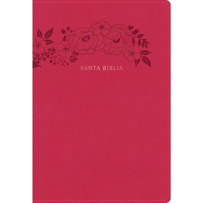 Rvr 1960 Biblia Letra Supergigante, Floral Símil Piel - by  B&h Español Editorial (Leather Bound)