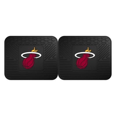 NBA Miami Heat Vinyl Utility Mat Set - 2pc