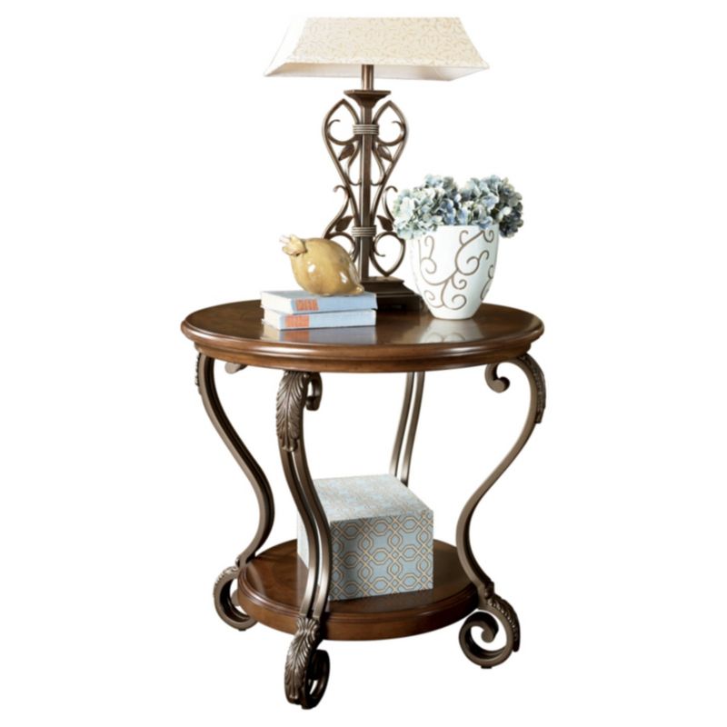 Nestor End Table Medium Brown - Signature Design by Ashley, 1 of 9