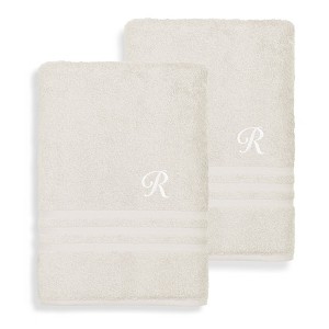 Linum Home Textiles 100% Turkish Cotton 2PC Denzi Bath Towel Set - 1 of 1