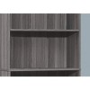 Monarch Specialties Bookshelf Bookcase 6 Tier 72InchH Office Bedroom Laminate Grey Transitional - 4 of 4