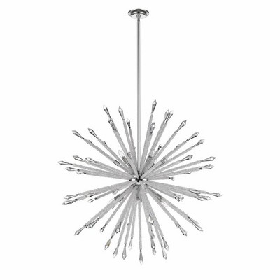 Chrome Crystal 12-Light Spherical Chandelier
