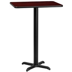 Flash Furniture 36'' Square Black Laminate Table Top With 30'' X 30 ...