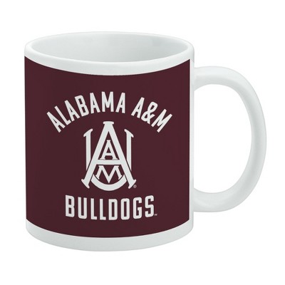 Alabama A&M University Bulldogs Logo Ceramic Coffee Mug Novelty Gift Mugs for Coffee Tea and Hot Drinks 11oz White