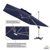 CASAINC 11 ft Square Cantilever Patio Umbrella with Tilt Patio and 360° Base Rotation - Base Not Included - 4 of 4
