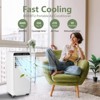 8000BTU Portable Air Conditioner, 3-In-1 Air Conditioner with Cooling - 2 of 4