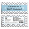 Big Dot of Happiness Winter Wonderland - Candy Bar Wrappers Snowflake Holiday Party and Winter Wedding Favors - Set of 24 - 2 of 4