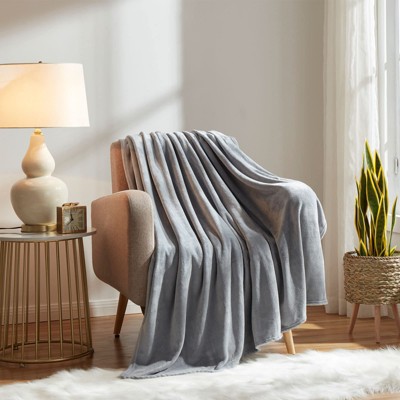 Inhand Fleece Throw Blanket for Couch Sofa or Bed, 50" x 60" Soft Fuzzy Plush Blanket, Luxury Flannel Blanket, Super Cozy and Comfy for All Seasons