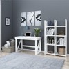 KWPZQEB 47.5¡± Computer Desk, Wood Desk with Drawer, Writing Desk, Industrial Executive Desk, Small Computer Desk for Small Spaces, White - 2 of 4