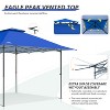 EAGLE PEAK 13x13ft Pop Up Canopy Tent Instant Outdoor Canopy Easy Setup w/Auto Extending Eaves - 4 of 4