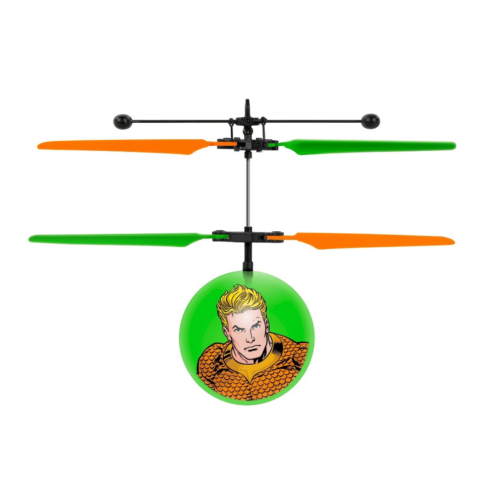 Photos - Remote control World Tech Toys DC Justice League Aquaman IR UFO Ball Helicopter