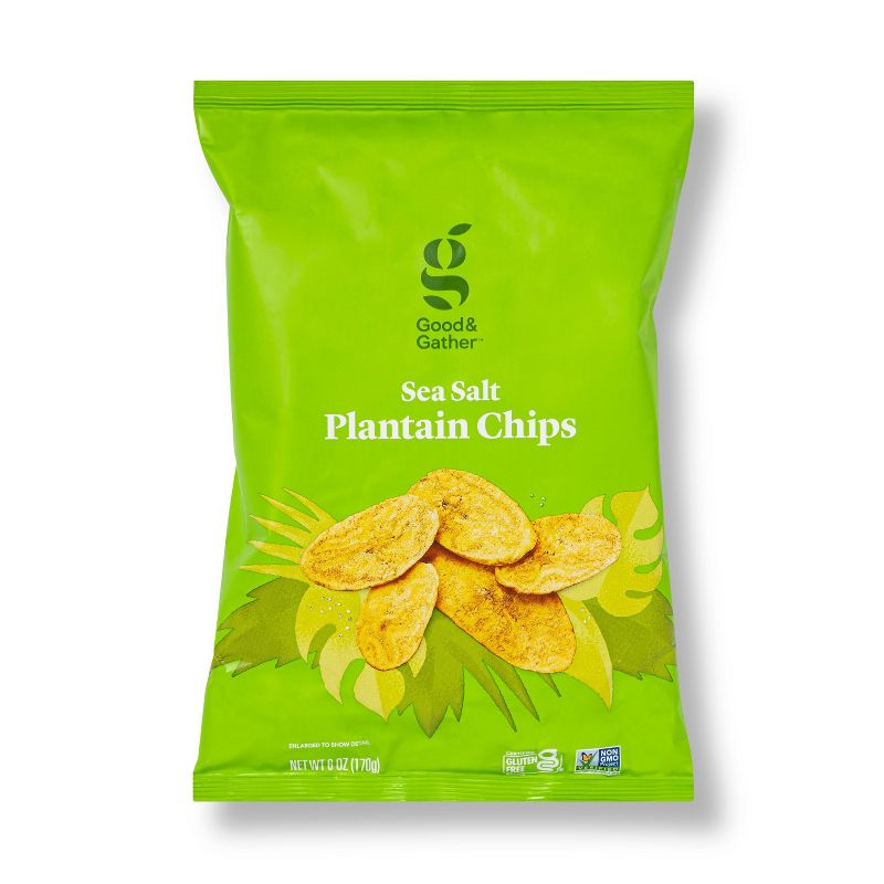 Plantain Chips Sea Salt - 6oz - Good &#38; Gather&#8482;, 1 of 7