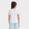 Girls' Short Sleeve Textured T-Shirt - Cat & Jack™ - 2 of 3