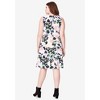 ellos Plus Size Sleeveless Knit Fit And Flare Knit Dress - 3 of 4