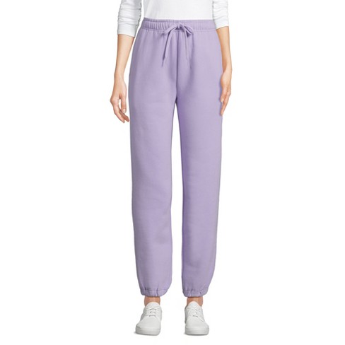 Lands End Women s Tall Serious Sweats High Rise Jogger Pants X Large Tall Lavender Cloud Target