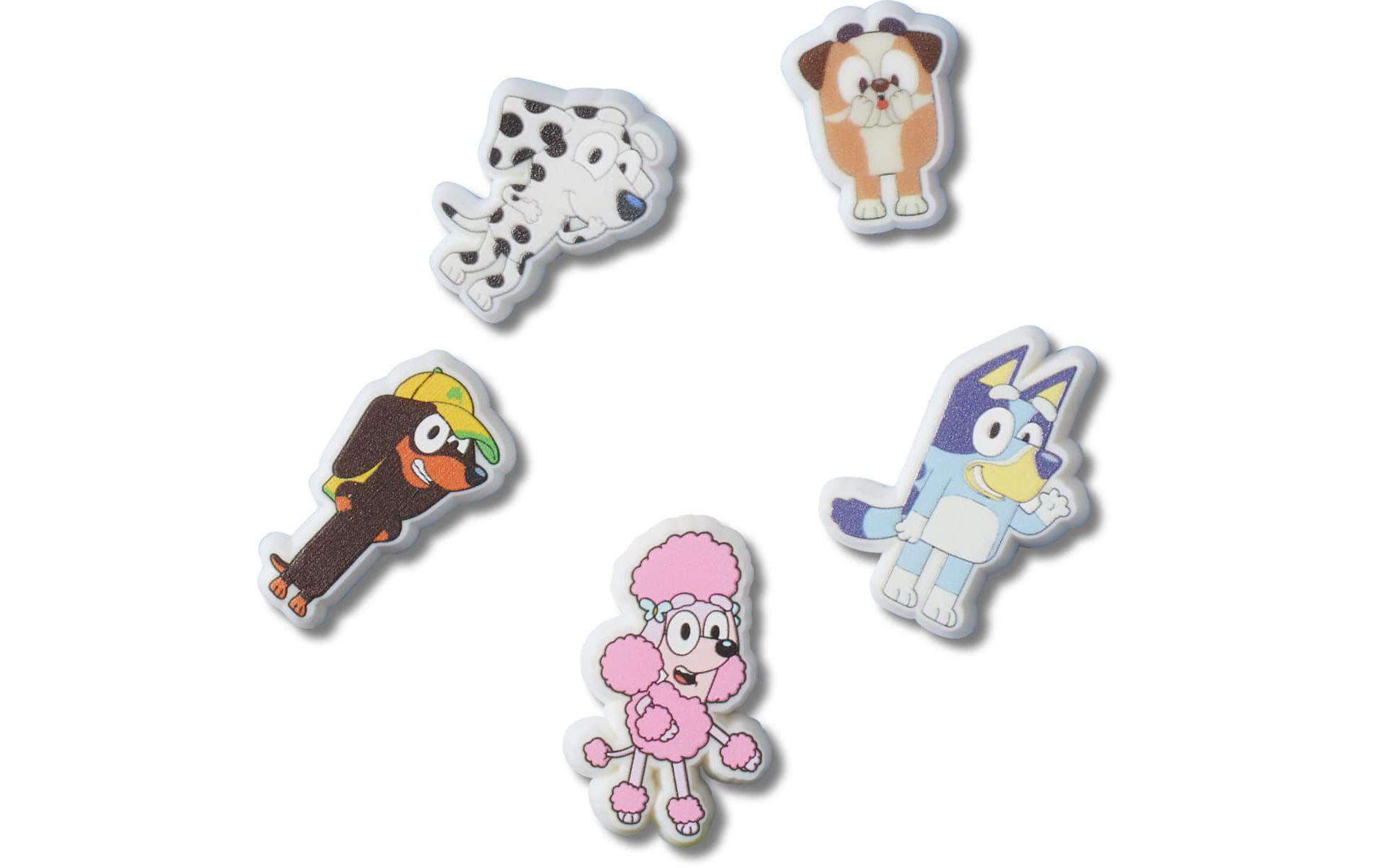 Crocs Jibbitz Bluey Shoe Charms 5-Pack