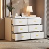 FUFU&GAGA 6 Drawer Dresser Modern Baby Changing Table Dresser - 3 of 4