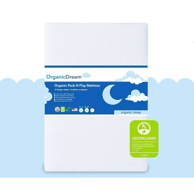 Image of Organic Dream Dual Sided Pack and Play 2-Stage Mattress