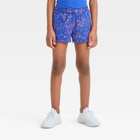 Girls' Soft Gym Shorts - All In Motion™ Blue Xl : Target