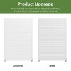 Dovelina Outdoor Freestanding Metal Privacy Screen Decorative Garden Fence - 4 of 4