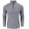 Coolmee 2 Piece Set for Men Casual 1/4 Zip Track Suits Set Long Sleeve Quarter Pullover Jogging Suits - 4 of 4